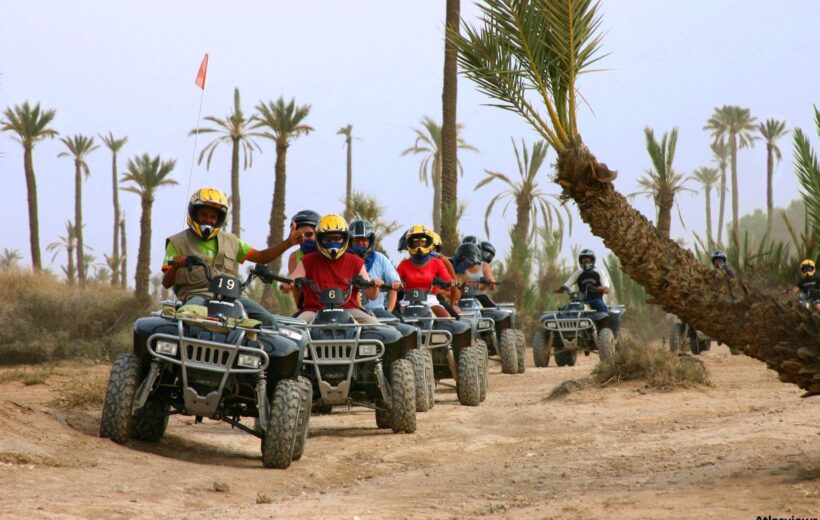 Quad Biking Adventure: Agafay Desert & Palm Grove Escape